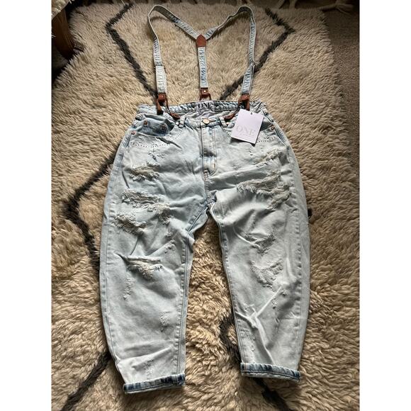 One by One Teaspoon anarchy Eagles Slouchy Jeans drop crotch light blue\ 26 new - Picture 12 of 15